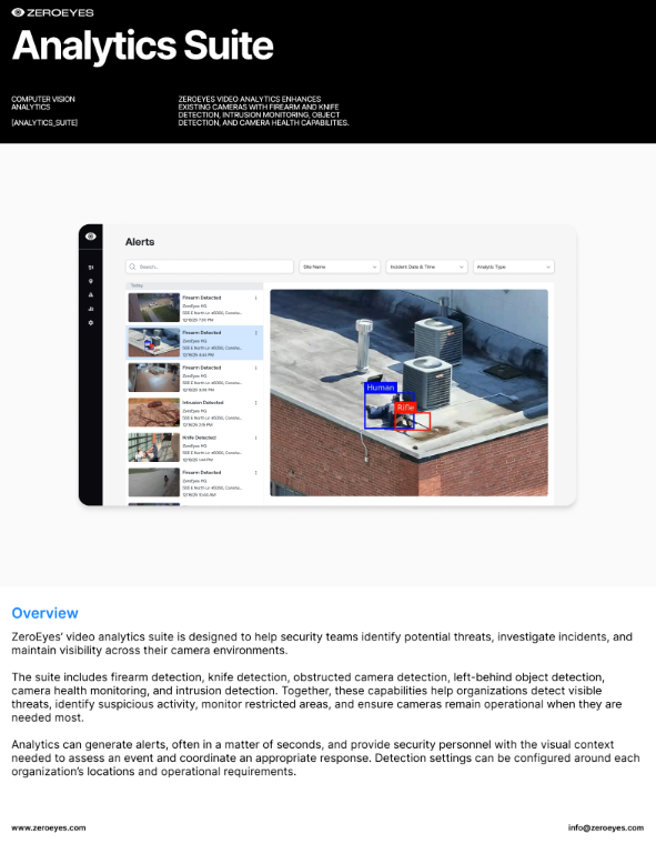 ZE analytics suite